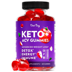 Gummies Keto ACV Formule avancée de perte de poids avec 1000 mg de cidre de pomme