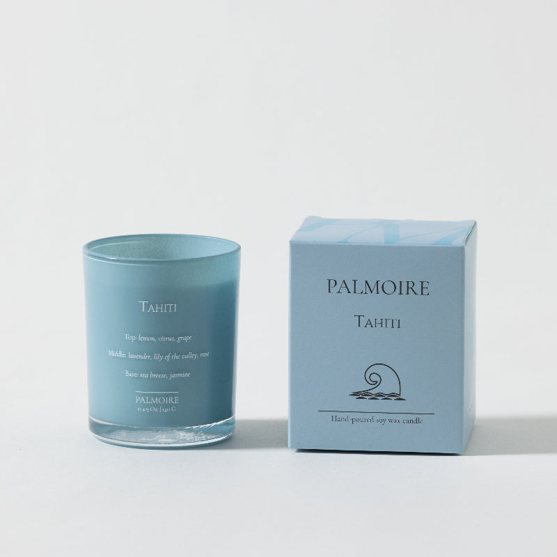 PALMOIRE Tahiti Soy Wax Candle – 4.9 oz (140 g)