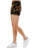 Shorts de ciclista estampados para mujer 
