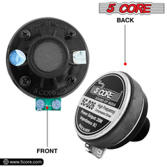 5Core Compression Driver 200W Peak Power Aluminum Tweeter Diaphragm 8