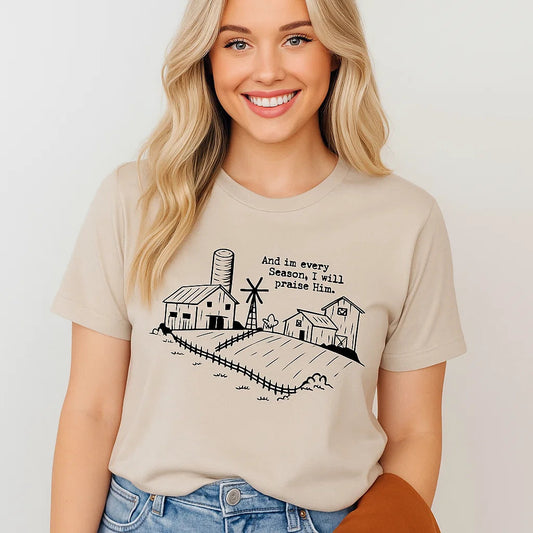 Every Season Praise Him Tee