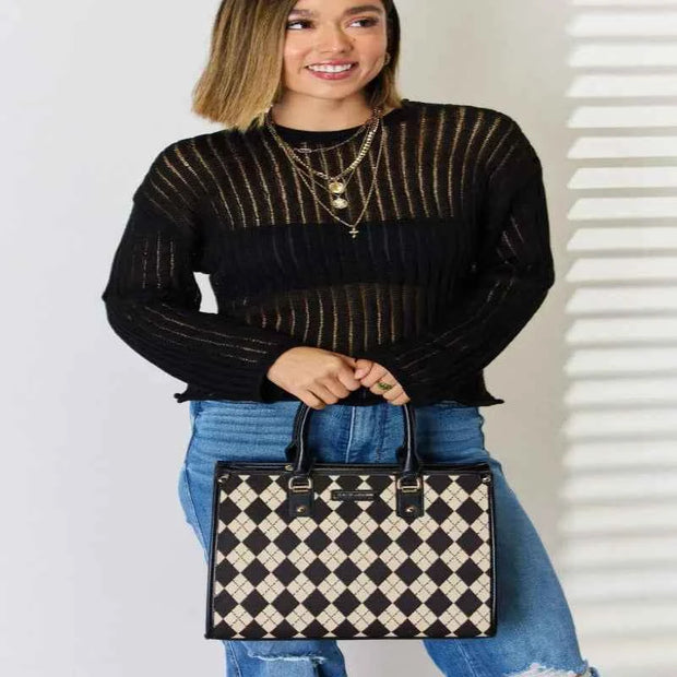 Argyle PU Handbag