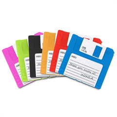 6 PCS Silicone Floppy Disk Coaster For Tables, Drink Coasters