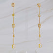 Five Stones Dangle Earrings