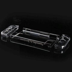 AMZER 4 in 1 Crystal Hard Shell Case for Nintendo Switch Body and