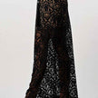 Women Lace Wide Leg Pants High Waist Elegant Style
