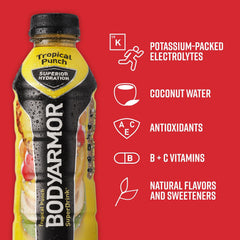 BODYARMOR Sports Drink Boisson pour sportifs, Blackout Berry, eau de coco 