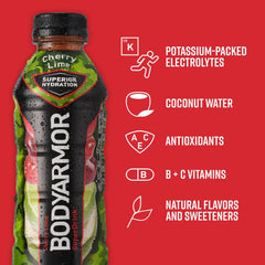 BODYARMOR Sports Drink Boisson pour sportifs, Blackout Berry, eau de coco 