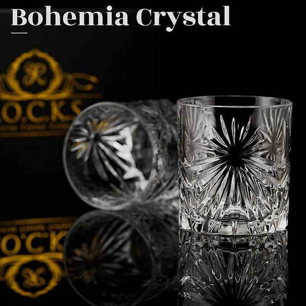 Bohemia Crystal Glassware Set - Premium 2 Pack
