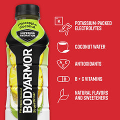 BODYARMOR Sports Drink Boisson pour sportifs, Blackout Berry, eau de coco 