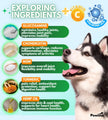 Suppléments pour hanches et articulations Pawious + glucosamine pour chiens 120 unités.