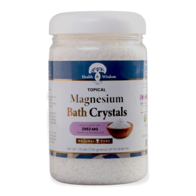 Health Wisdom Magnesium Bath Crystals Multiple Size Buckets