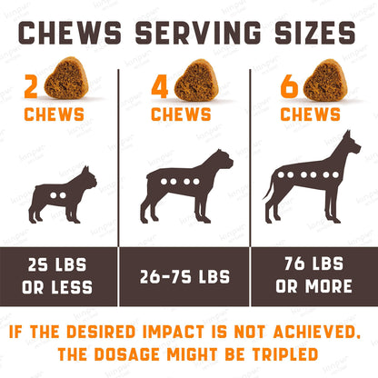 Calming Chews for Labrador Dogs with Valerian Root and Hemp Oil