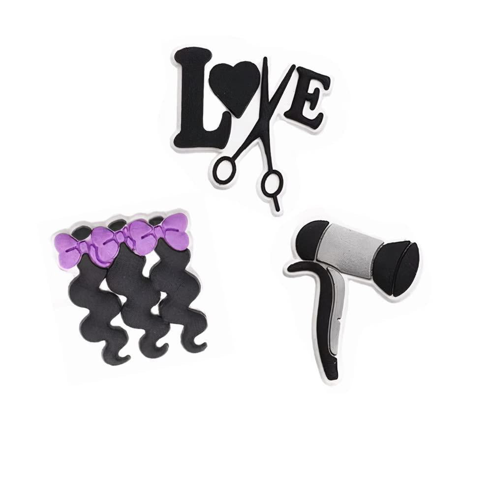 Hair Stylist Croc Charms – 8pcs Set