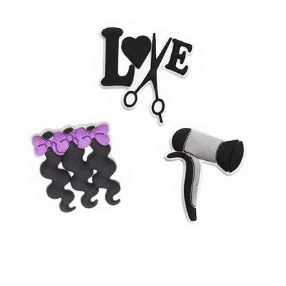 Hair Stylist Croc Charms – 8pcs Set