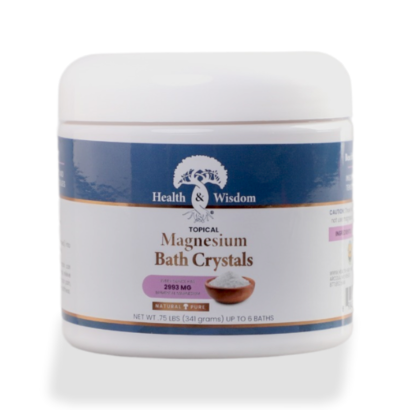 Health Wisdom Magnesium Bath Crystals Multiple Size Buckets