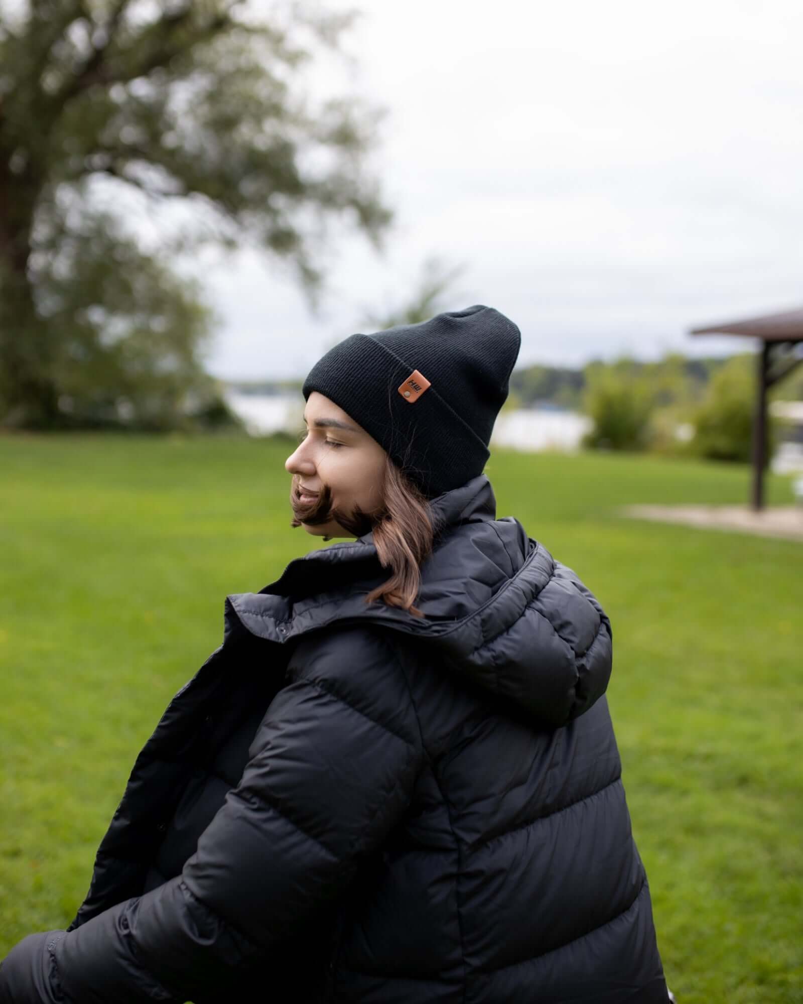 Midnight Black Beanie