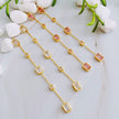 Five Stones Dangle Earrings