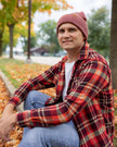 Rusty Burgundy Beanie