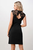 Floral Lace Wrap Dress