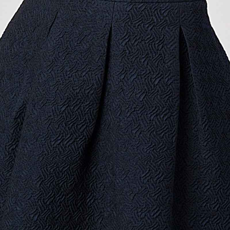 Women High Waist Flared Midi Skirt Elegant Casual Style