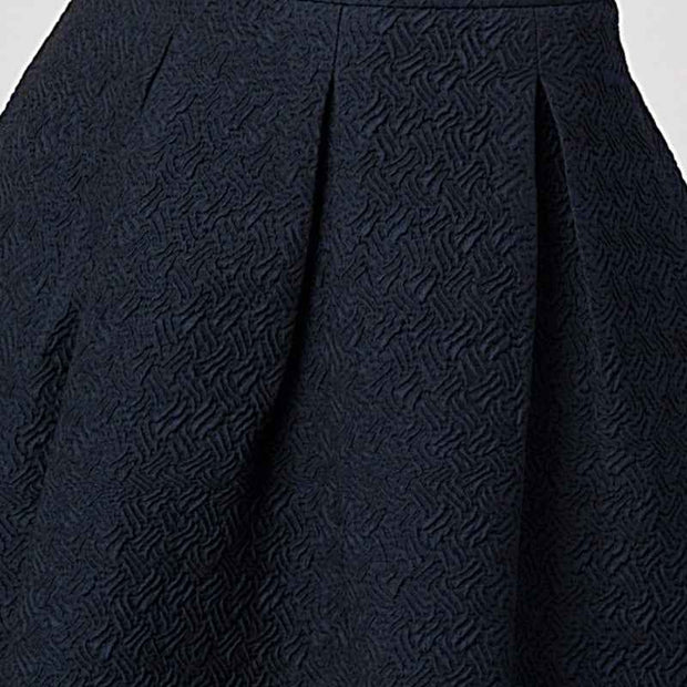 Women High Waist Flared Midi Skirt Elegant Casual Style