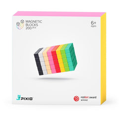 PIXIO-200 Magnetic Blocks in 8 Colors +Free App