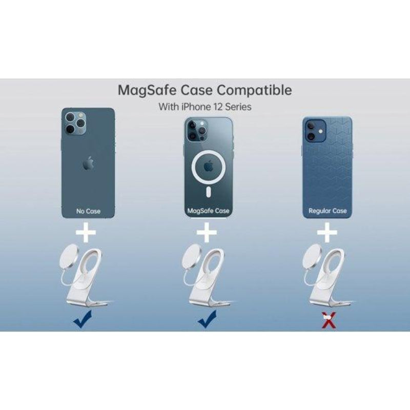 Choetech MagSafe Wireless Charger Stand with Magnetic Charging Pad