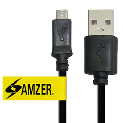 Amzer Micro USB to USB 2.0 Data Sync and Charge Cable - 1ft.