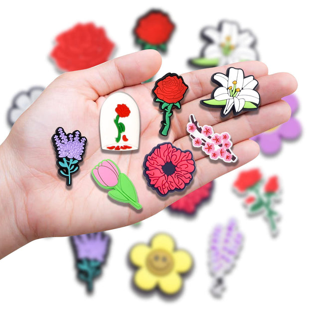 Flower Croc Charms