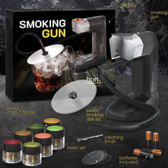 Smoking Gun Wood Smoke Infuser  Starter Kit 12 PCS Smoker Machine with