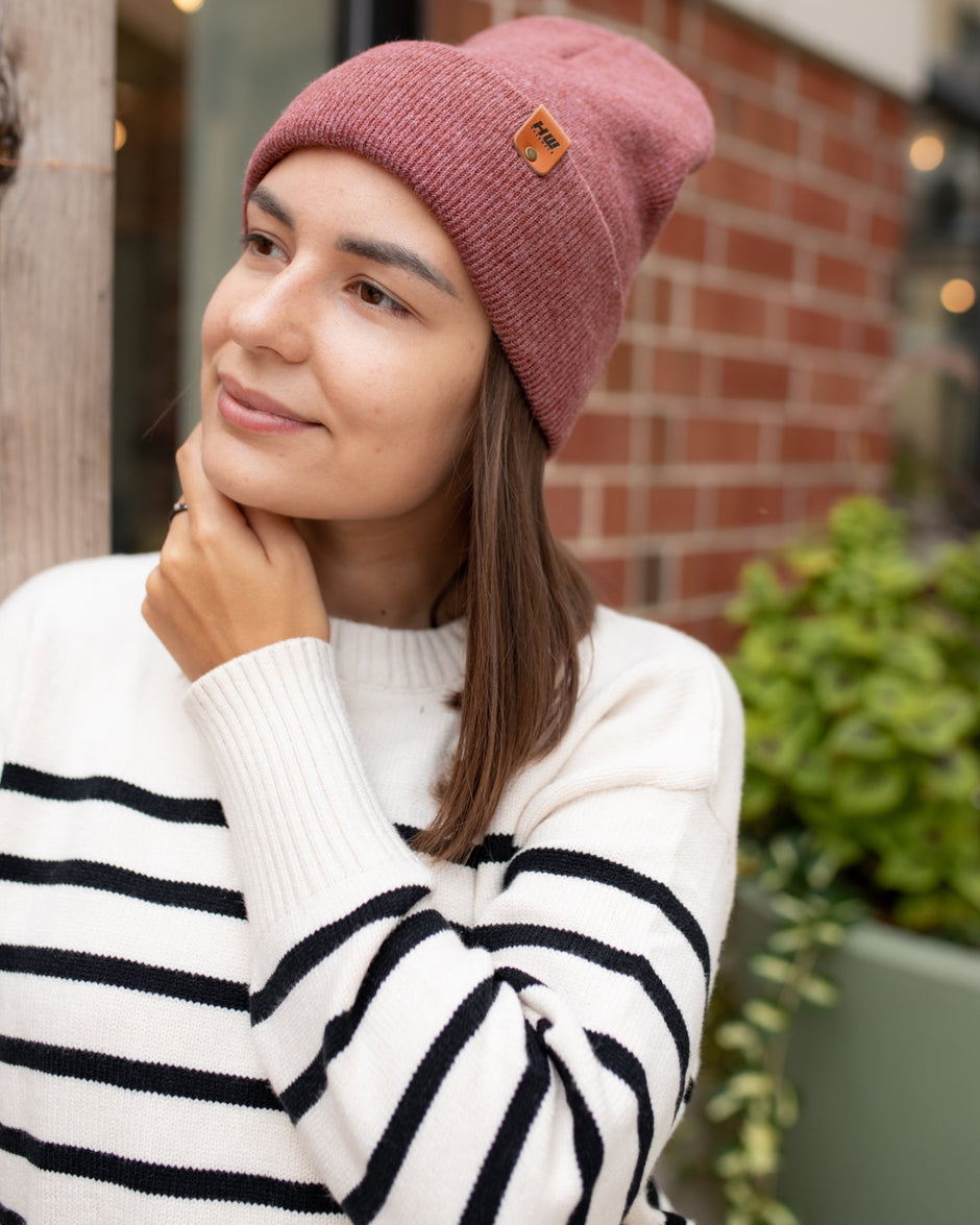 Rusty Burgundy Beanie