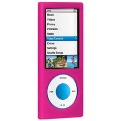 AMZER Étui en silicone Jelly Skin pour iPod Nano 5e génération - Rose vif