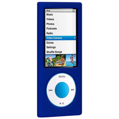 AMZER Étui en silicone Jelly Skin pour iPod Nano 5e génération - Bleu