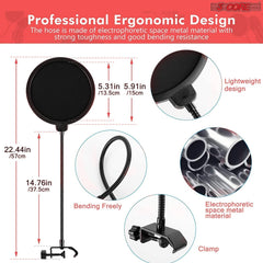 5Core Recording Microphone Podcast Bundle Professional Condenser