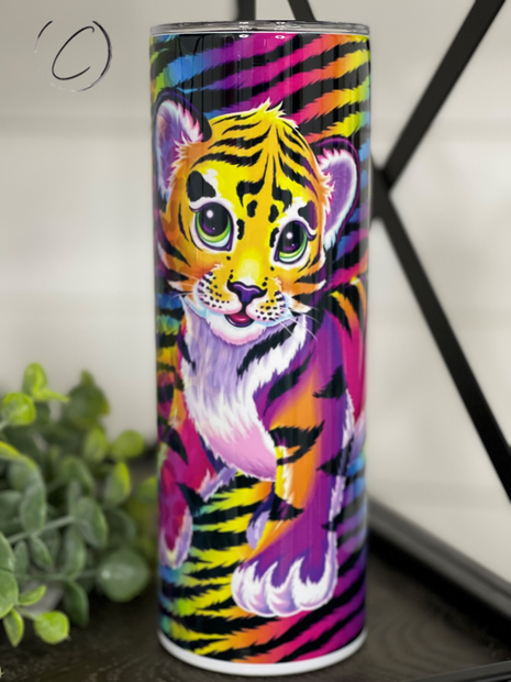 90s Art Tiger Cup 20oz
