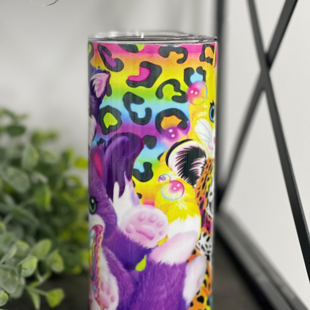 Retro Kitty Tumbler