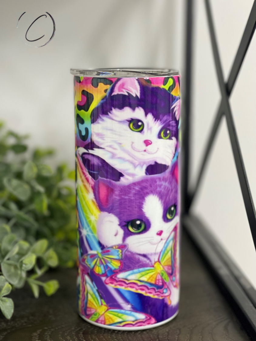 Retro Kitty Tumbler