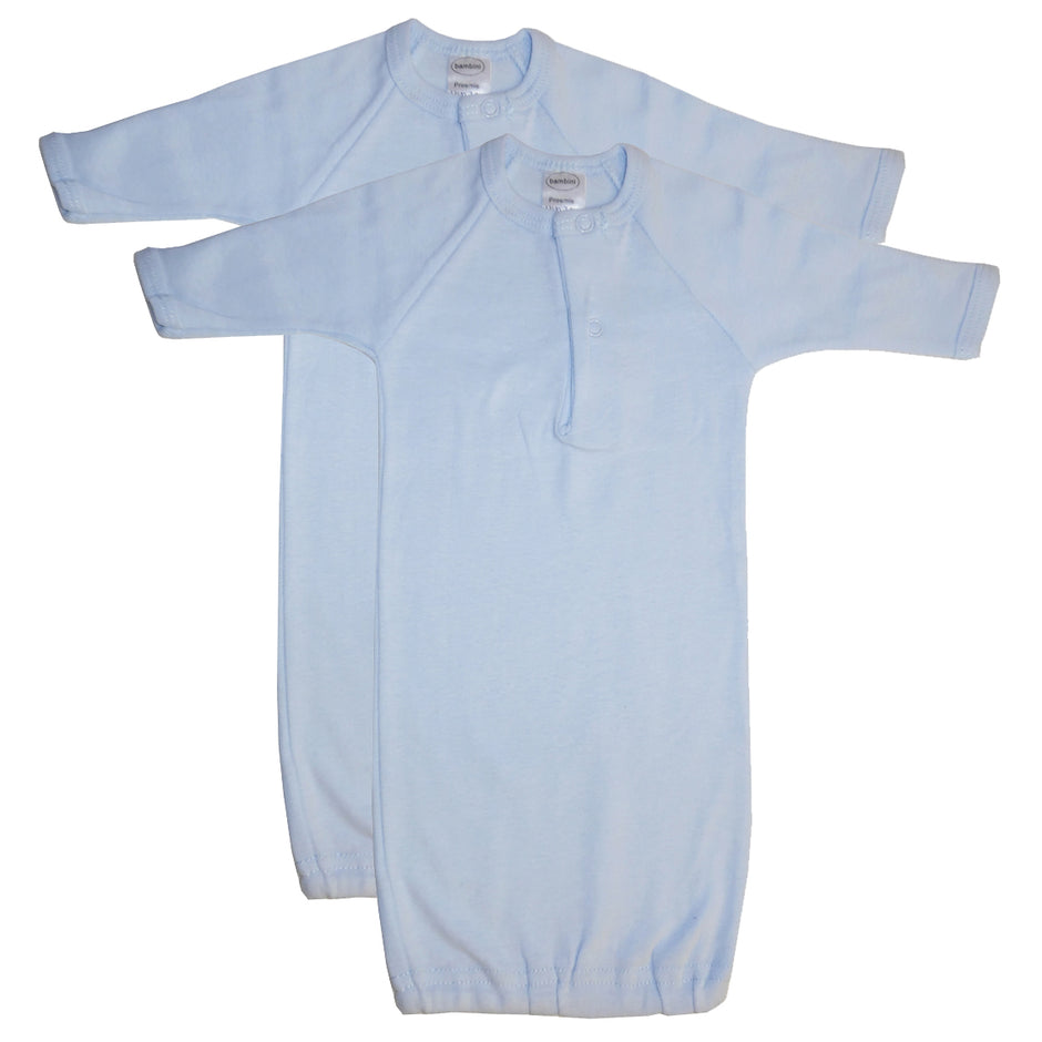 Preemie Blue Gowns