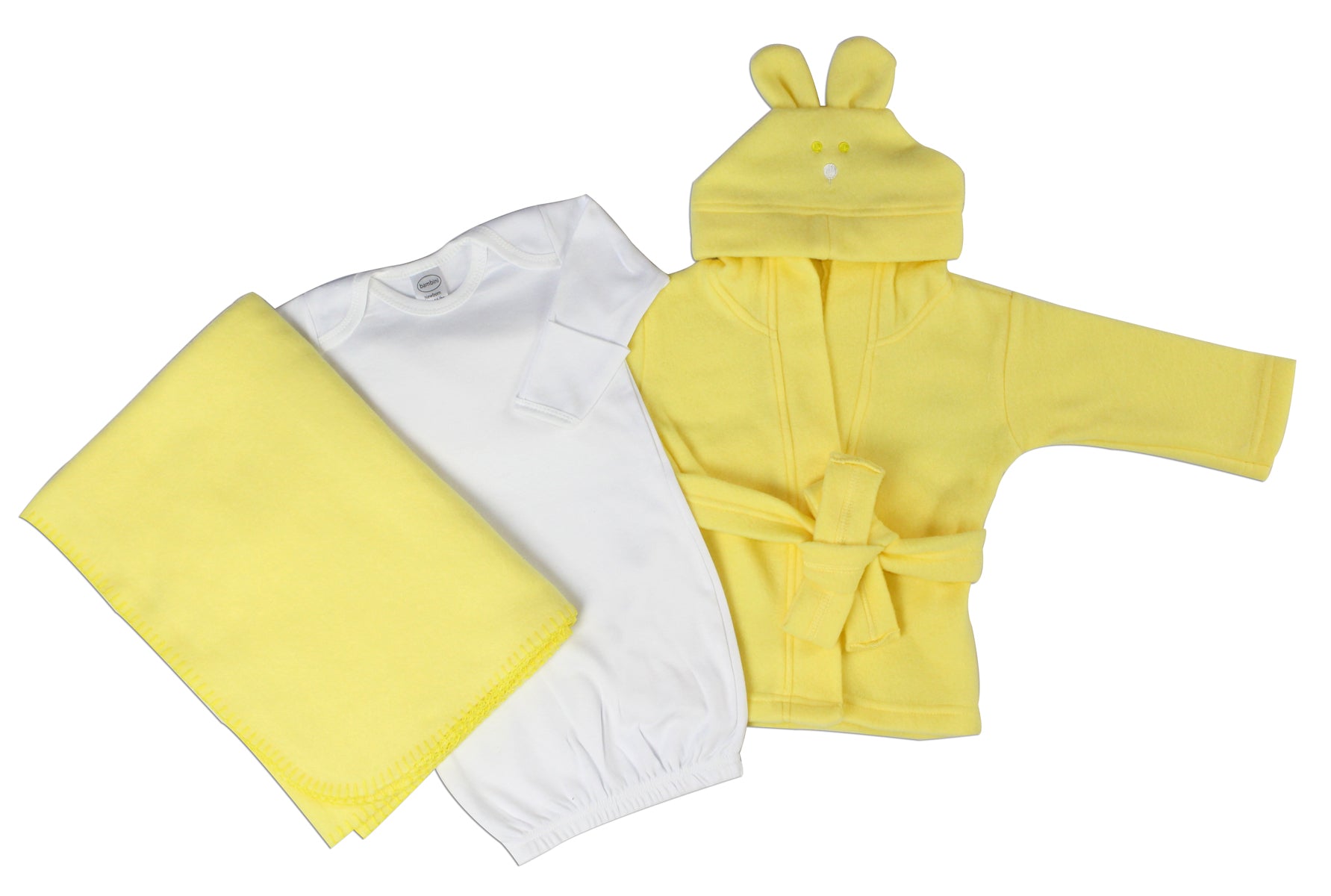 Neutral 3 Pc Layette Set