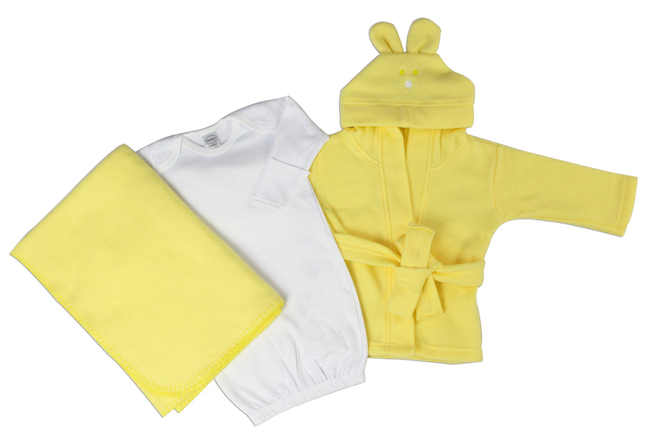 Neutral 3 Pc Layette Set