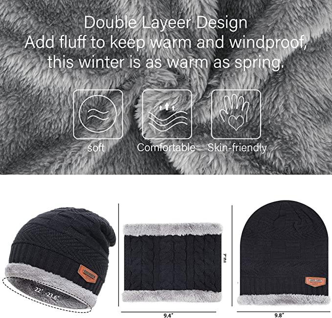 Fleece Hat Set