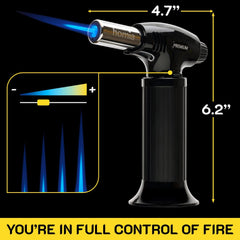 Chalumeau au butane à flamme réglable