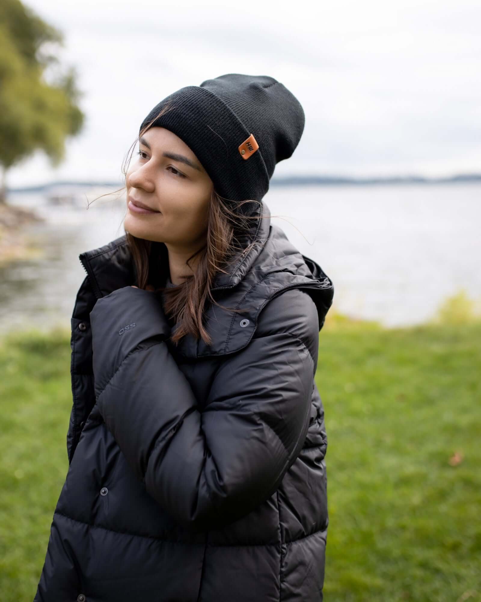 Midnight Black Beanie