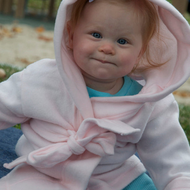 Bambini Baby Bunny Hooded Bathrobe