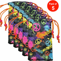 Pochette à cordon AMZER® - 4,5 pouces x 2,75 pouces - paquet de 5