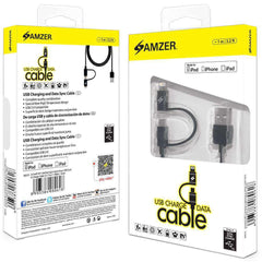 Amzer Apple MFi Certified 2-1 Sync & Charge Lightning cable with micro