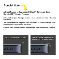 AMZER Kristal Privacy Tempered Glass HD Edge2Edge Screen Protector for