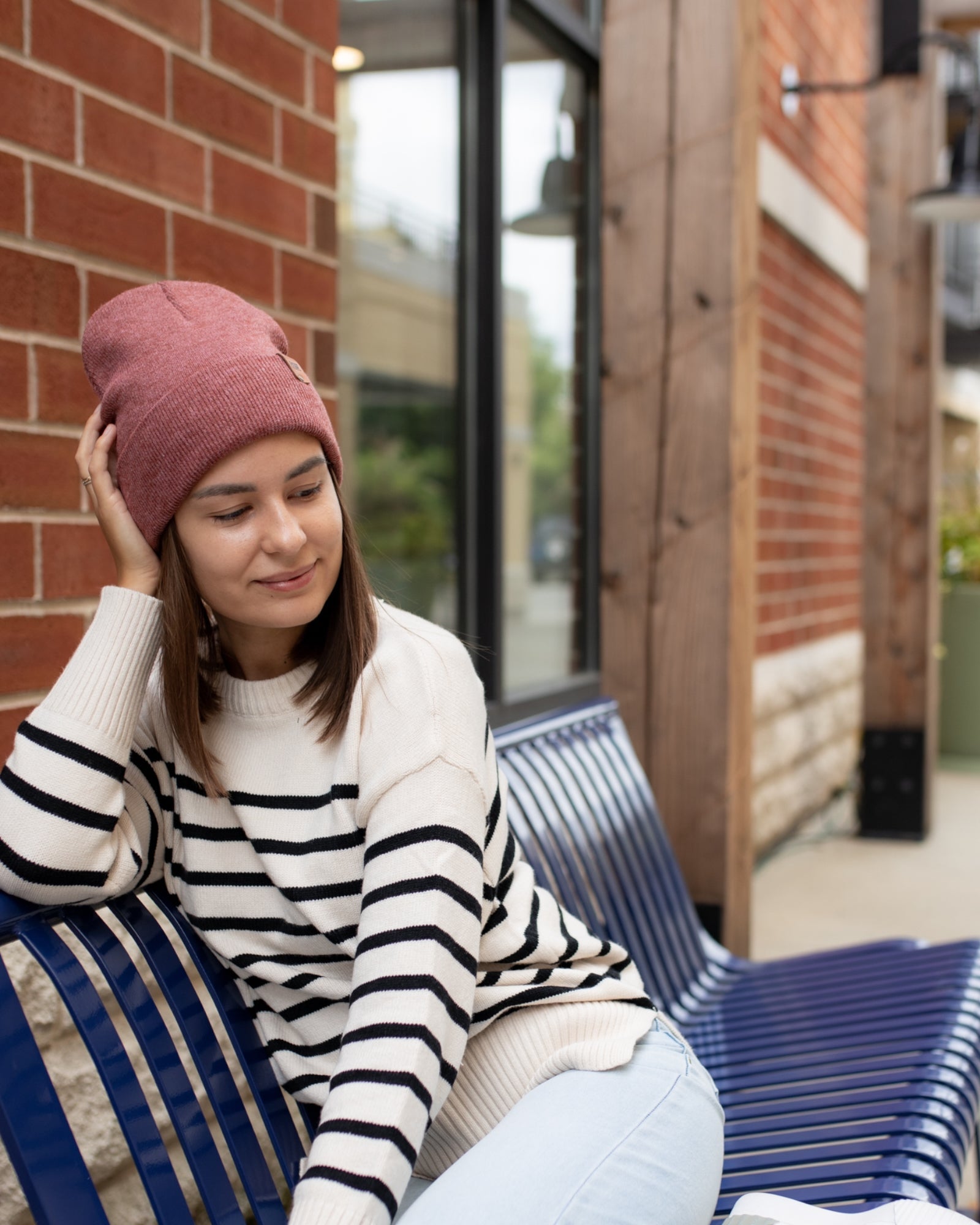 Rusty Burgundy Beanie