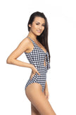 Gingham One-Piece Swimsuit